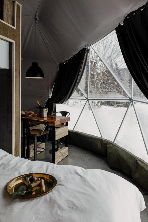 Apartamento Les diamants de l'éternel Saint-David-de-Falardeau Exterior foto