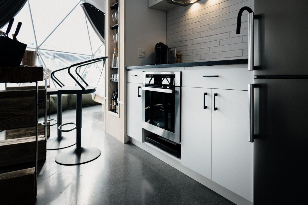 Apartamento Les diamants de l'éternel Saint-David-de-Falardeau Exterior foto