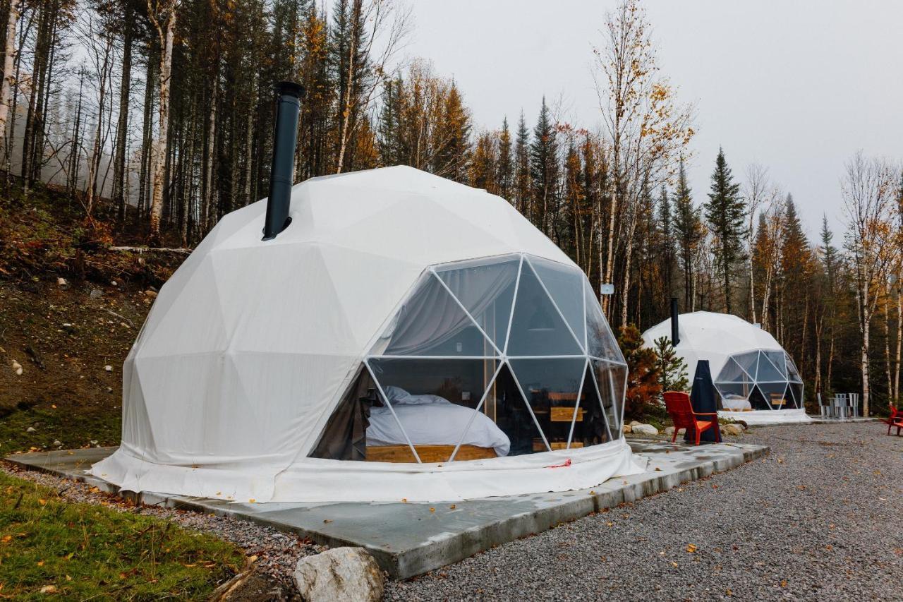 Apartamento Les diamants de l'éternel Saint-David-de-Falardeau Exterior foto